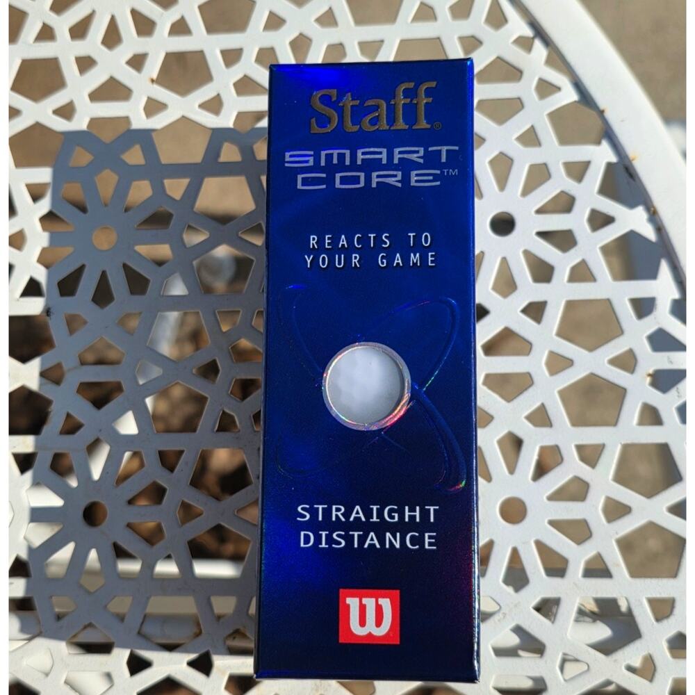Wilson Staff Smart-Core Straight Distance Golf Balls – 3 Ball Sleeve NEW